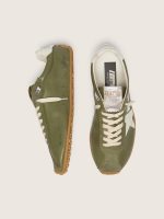 Men's Marathon Speed in olive-green leather with cream star - Image 4