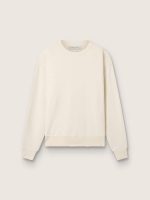 Sweatshirt in aged white with reverse logo on the back - Jersey Capsule