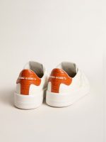 Women's Purestar with white leather star and orange heel tab - Image 4