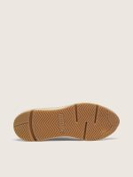 Running Sole in gray suede with white star and white heel tab - Image 6