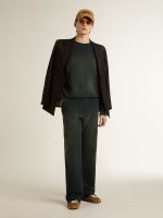 Men's black double-breasted blazer with button fastening - Image 3