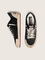 Men's Ball Star LAB in black suede with studs and glossy black leather star - Image 3