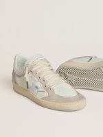 Women's Ball Star LTD in nappa leather and suede with silver leather star and Swarovski crystals - Image 3