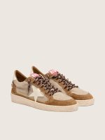 Men's Ball Star in wool with cream leather star and brown waxed leather inserts - Image 2