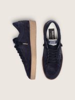 Women's Ball Star in dark blue suede with dark blue glitter star - Image 4