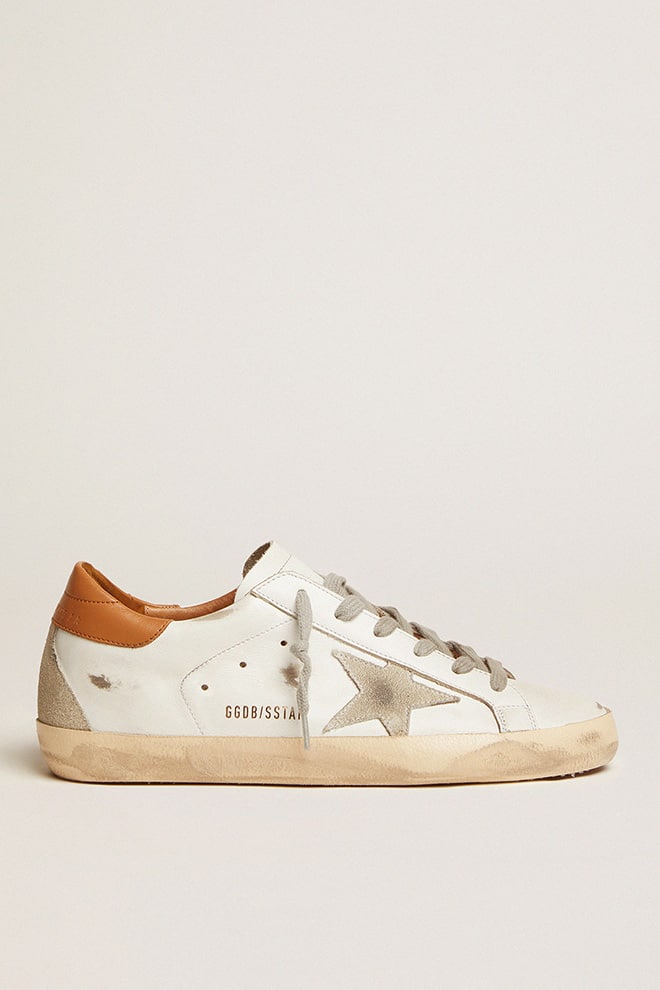 03272fc302d4b1df946da8d1d9bf2b5752429a2bb4a0d1bb844ea25418ac3959 Men's Super-Star sneakers with suede star and brown heel tab - Image 1