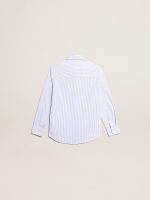 Boys' shirt with light blue stripes - Image 2