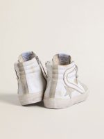 Men's Slide in leather with suede details - Image 5