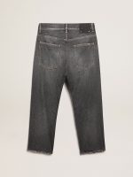Men's stonewashed-effect black jeans - Image 5