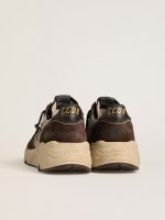 Men's Running Sole in nylon and suede with printed star and leather heel tab - Image 5