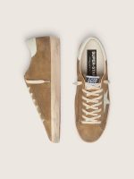Men's Super-Star in tobacco suede with white leather star - Image 3