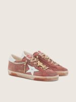 Women's Super-Star in rust suede with metallic platinum leather star - Image 2