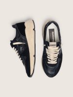Women's Running Sole in black nappa and suede - Image 4