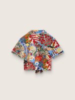Girls' shirt with multicolor print - Image 2