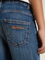 Boys' denim jeans with a raw edge and embroidery - Image 5