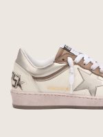 Women's Ball Star LTD in nappa leather with metallic bio-based star and inserts - Image 4