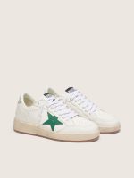 Women's Ball Star with green leather star and metallic leather heel tab - Image 2