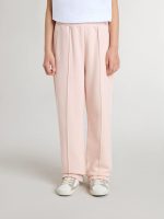 Girls' pink joggers with print - Image 3