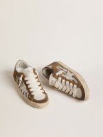 Women's Super-Star in zebra-print pony skin with leather star and brown suede inserts - Image 2
