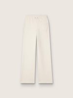 Women's white cotton joggers - Image 2