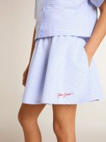 Girls' skirt with light blue stripes - Image 5