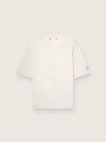 Unisex Resort white cotton T-shirt with print and logo - Image 2
