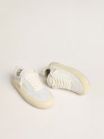 Men's Space-Star Cube in white leather with perforated star - Image 2