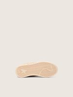 Ball Star Junior in beige suede with red star and light blue heel tab - Image 5
