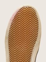 Men's Slide LAB sneakers in tobacco-colored suede with crystals and tobacco-colored suede star - Image 5