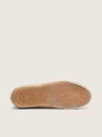 Women's True-Star in white nappa leather with gold star and beige suede heel tab - Image 6