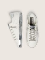 Women's Super-Star with silver sparkle foxing and metal stud lettering - Image 4
