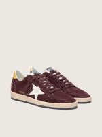 Women's Ball Star in chocolate nubuck with leather star and heel tab - Image 2