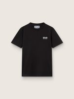 Black Star Collection T-shirt with contrasting white logo and star