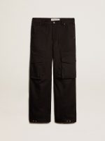 Black cargo pants