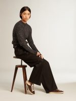 Super-Star Sabots in glitter with brown star and shearling lining - Image 2