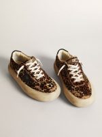 Women's Space-Star in leopard print pony skin with black star - Image 2