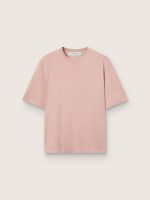 Powder-pink T-shirt with reverse logo on the back - Jersey Capsule