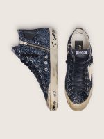 Women's Francy in dark blue glitter with white star - Image 3