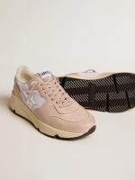 Women's Running Sole in mesh and nubuck with silver metallic leather star - Image 3
