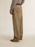 Women's distressed-effect cotton pants - Image 5