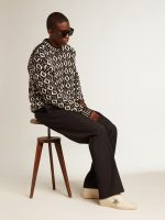 Ball Star in nappa leather with gray suede star and heel tab - Image 3