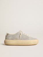 Men's Space-Star shoes in ice-gray suede with shearling lining
