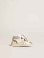 June Junior in nappa and metallic leather inserts with glitter star