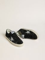 Women's Hi Star in black suede with silver Swarovski crystal star - Image 2
