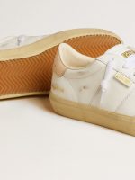 Women's Soul Star in white leather with pink leather heel tab - Image 3