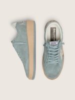Women's Ball Star in light blue suede with white star - Image 3