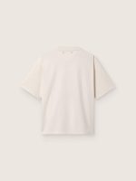 Women's T-shirt in white cotton jersey with star print - Image 2