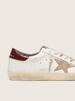 Men's Super-Star with sand suede star and red croc-print leather heel tab - Image 4