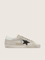 Men's Super-Star in leather with black star