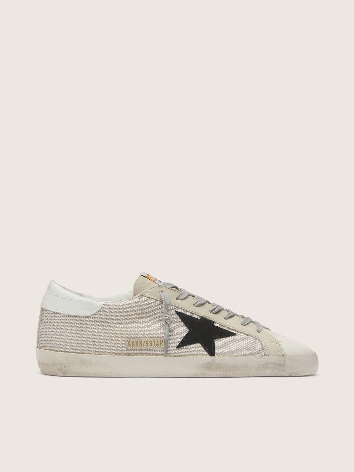 160ff092918b9bc56f4cb87c769bfba5bbb67bf44d28995cc4be7d6f4b7a3b57 Men's Super-Star in leather with black star - Image 1